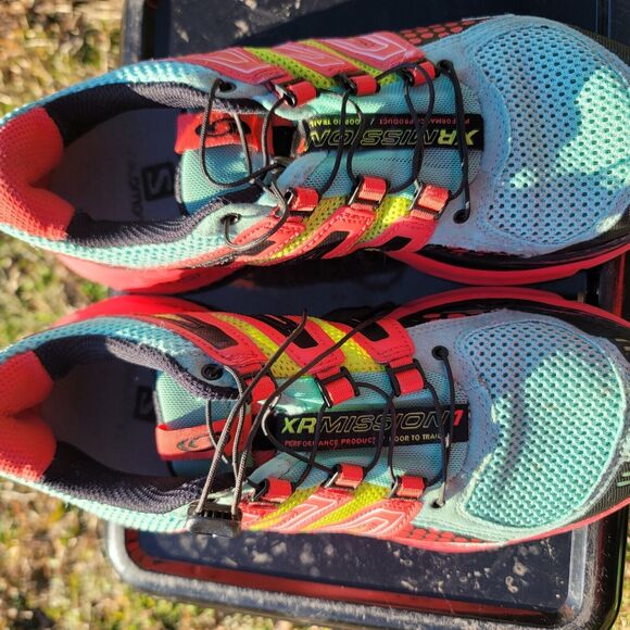 Salomon XR Mission 1 Trail Running Shoes Womens Size 8 - Picture 10 of 16